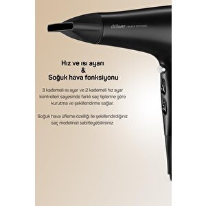 Arzum Ar5099 Black Motion Saç Kurutma Makinesi