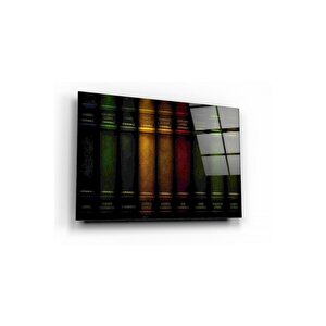 Kitaplar Cam Tablo 70x110 cm