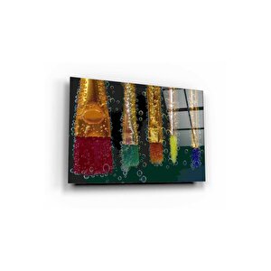 Kalemler Cam Tablo 70x110 cm