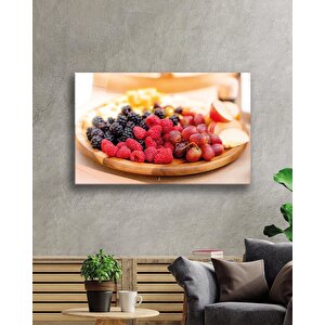 Meyve Tabağı Cam Tablo Fruits 36x23 cm