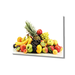Meyve Cam Tablo Fruit 36x23 cm