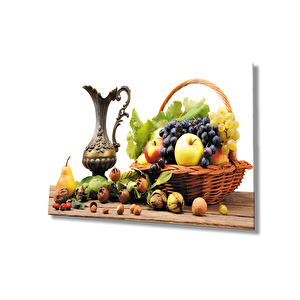 Sepette Meyveler Natürmort Mutfak 36x23 cm