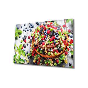 Meyveler Cam Tablo Fruits 36x23 cm