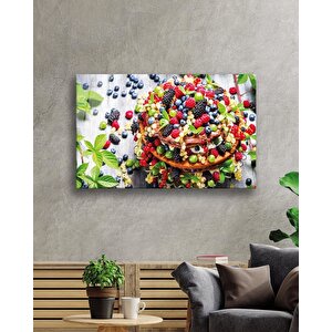 Meyveler Cam Tablo Fruits 36x23 cm