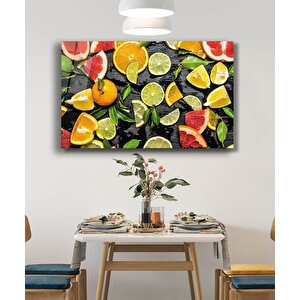Dilimlenmiş Meyveler Mutfak Sliced ​​fruits Kitchen 90x60 cm