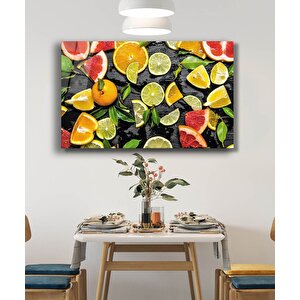 Dilimlenmiş Meyveler Mutfak Sliced ​​fruits Kitchen 50x70 cm