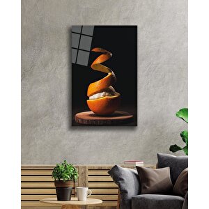 Portakal Cam Tablo Orange 110x70 cm