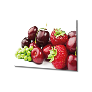 Meyveler Cam Tablo Fruits 50x70 cm