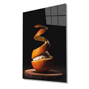 Portakal Cam Tablo Orange 36x23 cm