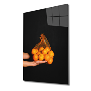 Portakal Cam Tablo Orange 36x23 cm