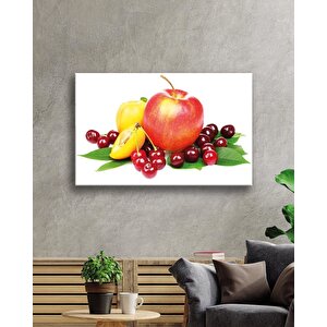 Meyveler Cam Tablo Fruits 50x70 cm