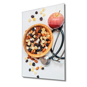 Meyveler Cam Tablo Fruits 36x23 cm