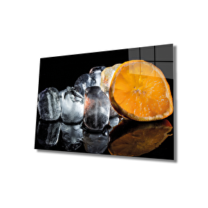 Portakal Cam Tablo Orange 110x70 cm