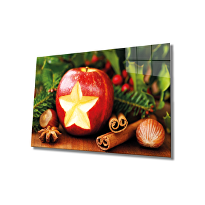 Meyveler Cam Tablo Fruits 90x60 cm