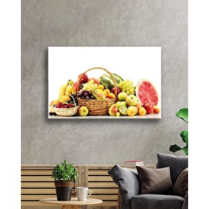 Meyveler Cam Tablo Fruits 50x70 cm