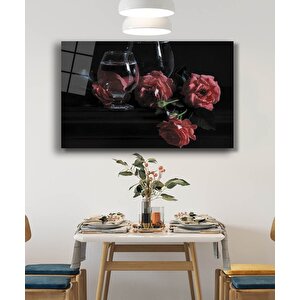 Kırmızı Güller Natürmort Red Roses Still Life 50x70 cm