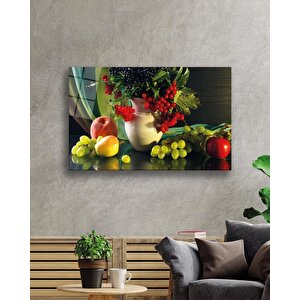 Meyveler Cam Tablo Fruits 36x23 cm