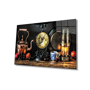 Obje Eşya Meyvenatürmort Cam Tablo 50x70 cm