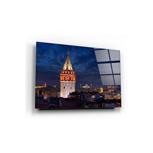 Galata Kulesi Cam Tablo 50x70 cm