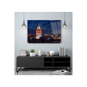 Galata Kulesi Cam Tablo 50x70 cm