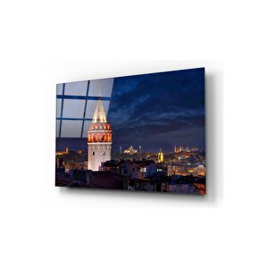 Galata Kulesi Cam Tablo 70x110 cm