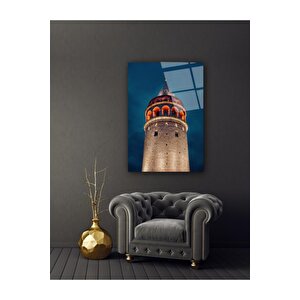 Galata Kulesi Cam Tablo 50x70 cm