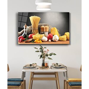 Makarna Sebze Besinler Mutfak Pasta 50x70 cm