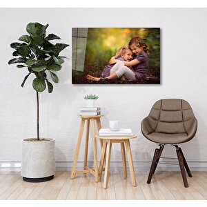 Arkadaş Çocuklar Cam Tablo 36x23 cm