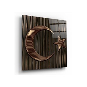 Bayrak Cam Tablo 60x60 50x50 cm