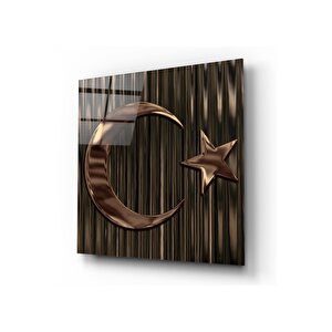 Bayrak Cam Tablo 60x60 50x50 cm