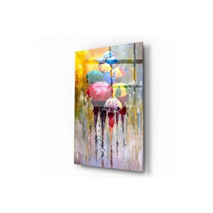 Şemsiyeler Cam Tablo 60x90 cm