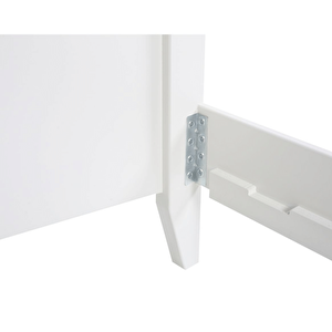 Fi̇dan Modern İnci Beyaz Tek Kişilik Karyola 90x200