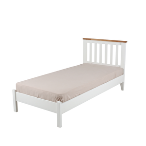 Fi̇dan Modern İnci Beyaz Tek Kişilik Karyola 120x200