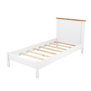 Bli̇nk Modern İnci Beyaz Tek Kişilik Karyola 90x190