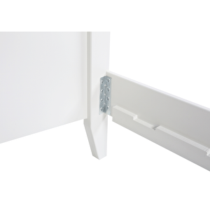 Lrya Modern İnci Beyaz Tek Kişilik Karyola 90x200
