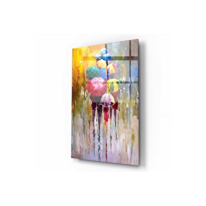 Şemsiyeler Cam Tablo 70x110 cm
