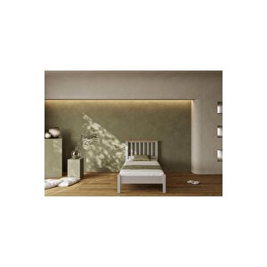 Fi̇dan Modern Gri Tek Kişilik Karyola 90x200 cm