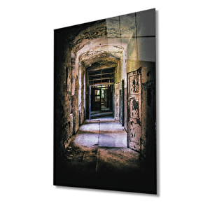 Eski Bina Koridor Old Building Hallway Table 36x23 cm