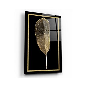 Gold Tüy Cam Tablo 50x70 cm