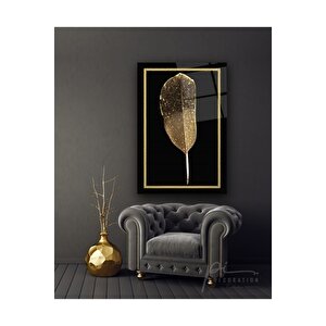 Gold Tüy Cam Tablo 50x70 cm