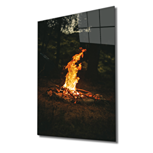 Ateş Cam Tablo Fire 50x70 cm