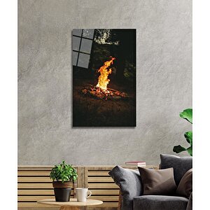 Ateş Cam Tablo Fire 50x70 cm