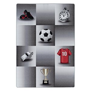 Çocuk Halısı, Futbol Kupası Tasarımı Erkek Kız Oyun Halısı Kreş 80x120 cm
