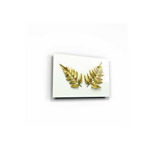 Gold Tüyler Cam Tablo 50x70 cm