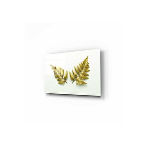 Gold Tüyler Cam Tablo 50x70 cm
