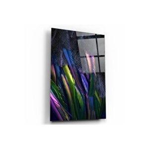 Tüylerin Ihtişamı Cam Tablo 50x70 cm