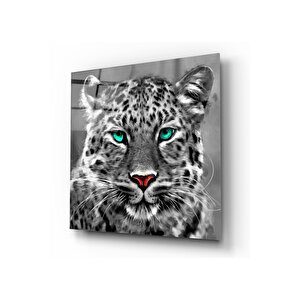Leopar Cam Tablo 30x30 cm