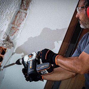 Worx Wx380.9c 20volt 2.0ah. 2.2j Li-ion Tek Akülü Şarjlı Profesyonel Sds-plus Pnömatik Kırıcı/delici