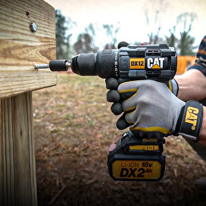 Cat Dx12b 18volt Kömürsüz Profesyonel Şarjlı Darbeli Matkap (akü Dahil Değildir)