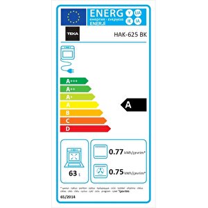 HAK 625 BK Börek Şefim Siyah Ankastre Fırın